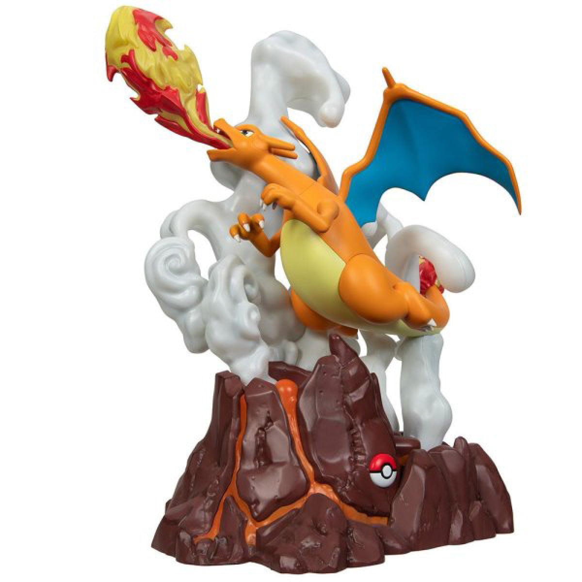 pokemon - select - deluxe collector statue 33cm - charizard con effetti luminosi