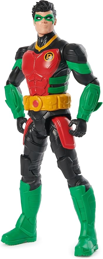 dc comics - robin con armatura - personaggio snodabile di 30cm