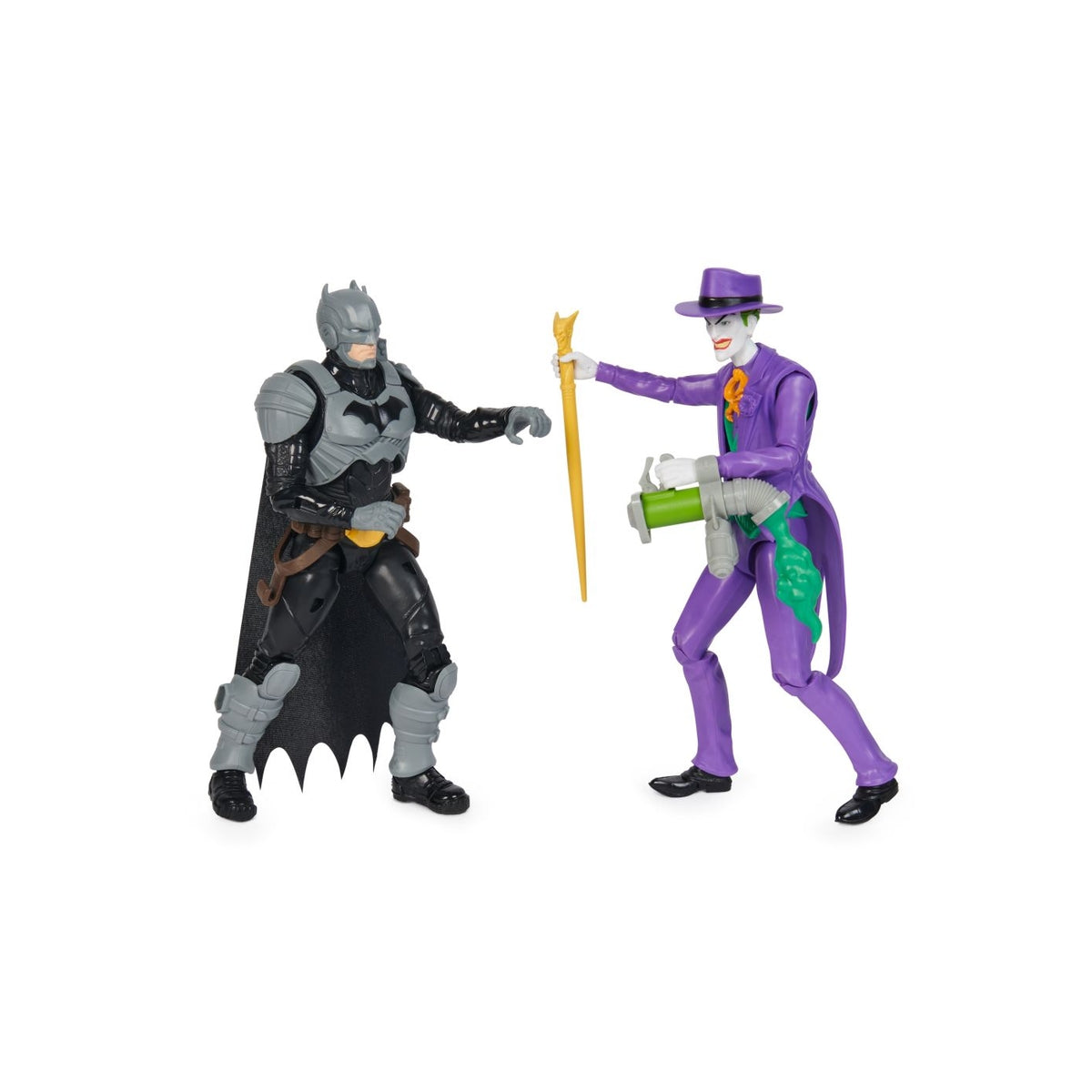 dc comics - batman adventures - battle pack batman vs joker - personaggio snodabile 30cm