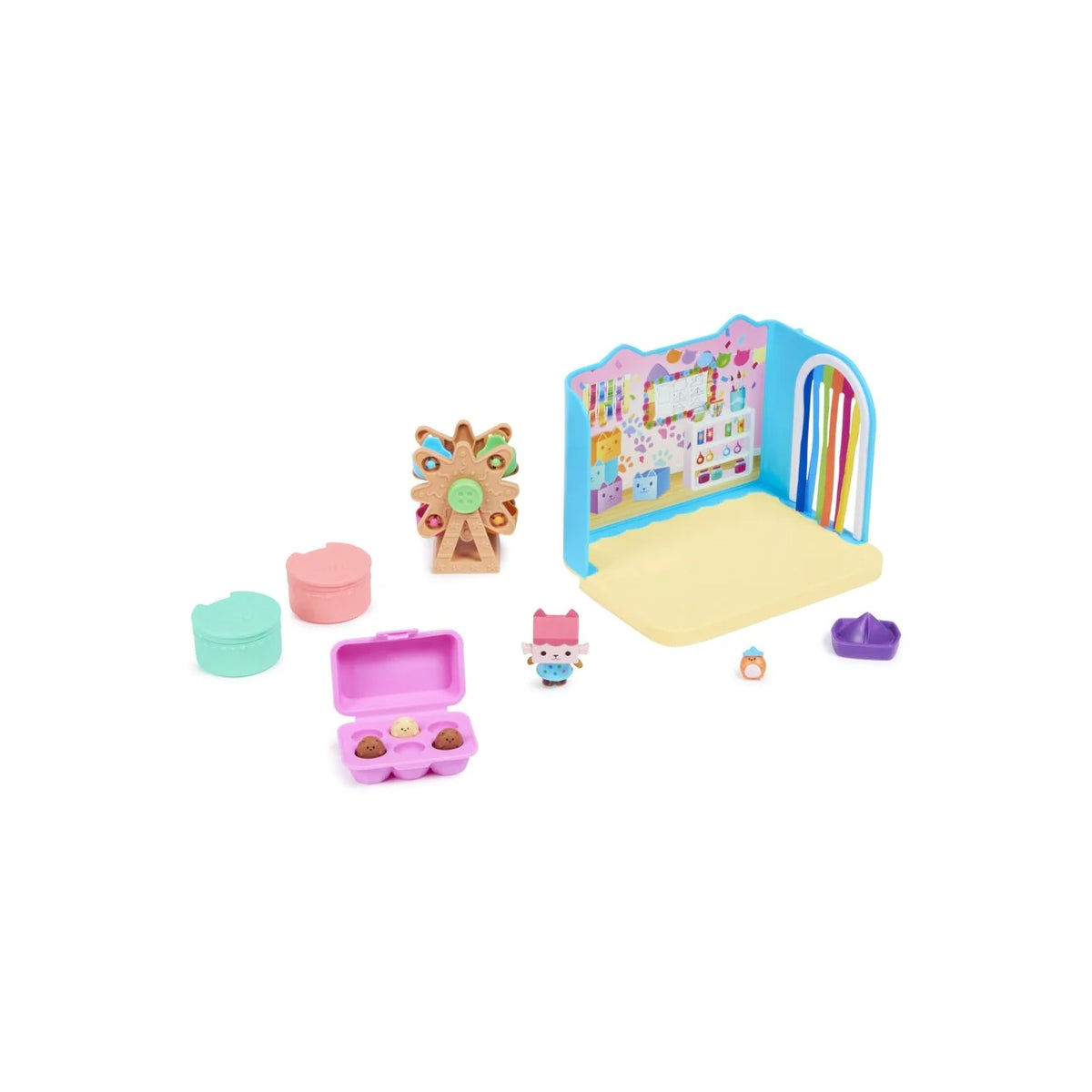 gabby's dollhouse - lo studio d'arte con baby box