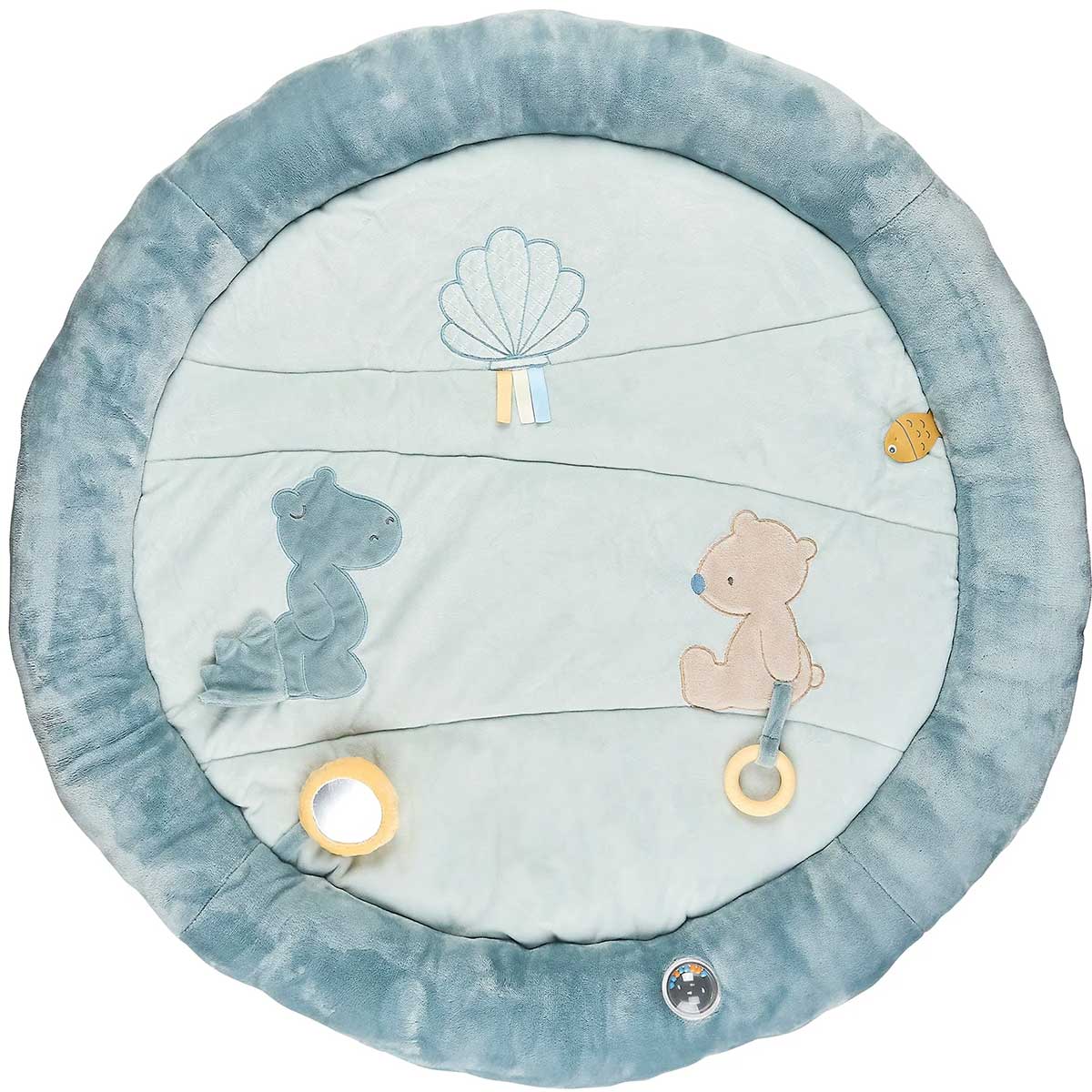tappeto pouf attività con archi romeo, jules & sally - 90x90cm