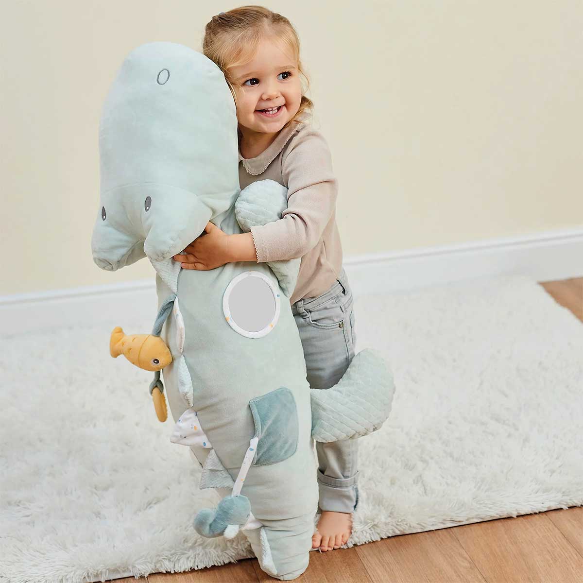 romeo coccodrillo attività - peluche 90x25cm
