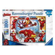 marvel iron man - puzzle 100 pezzi xxl