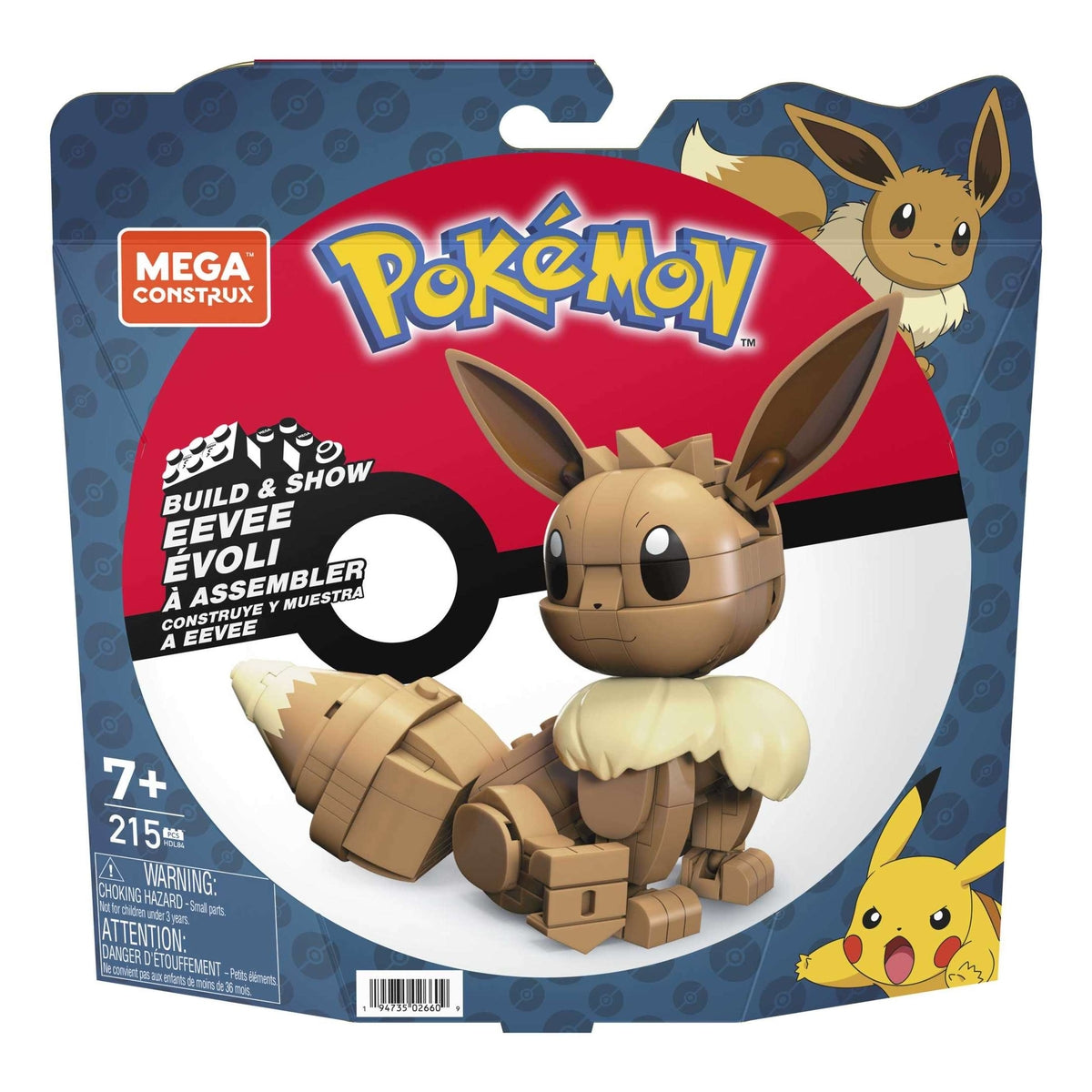 mega pokémon - eevee - 215pz