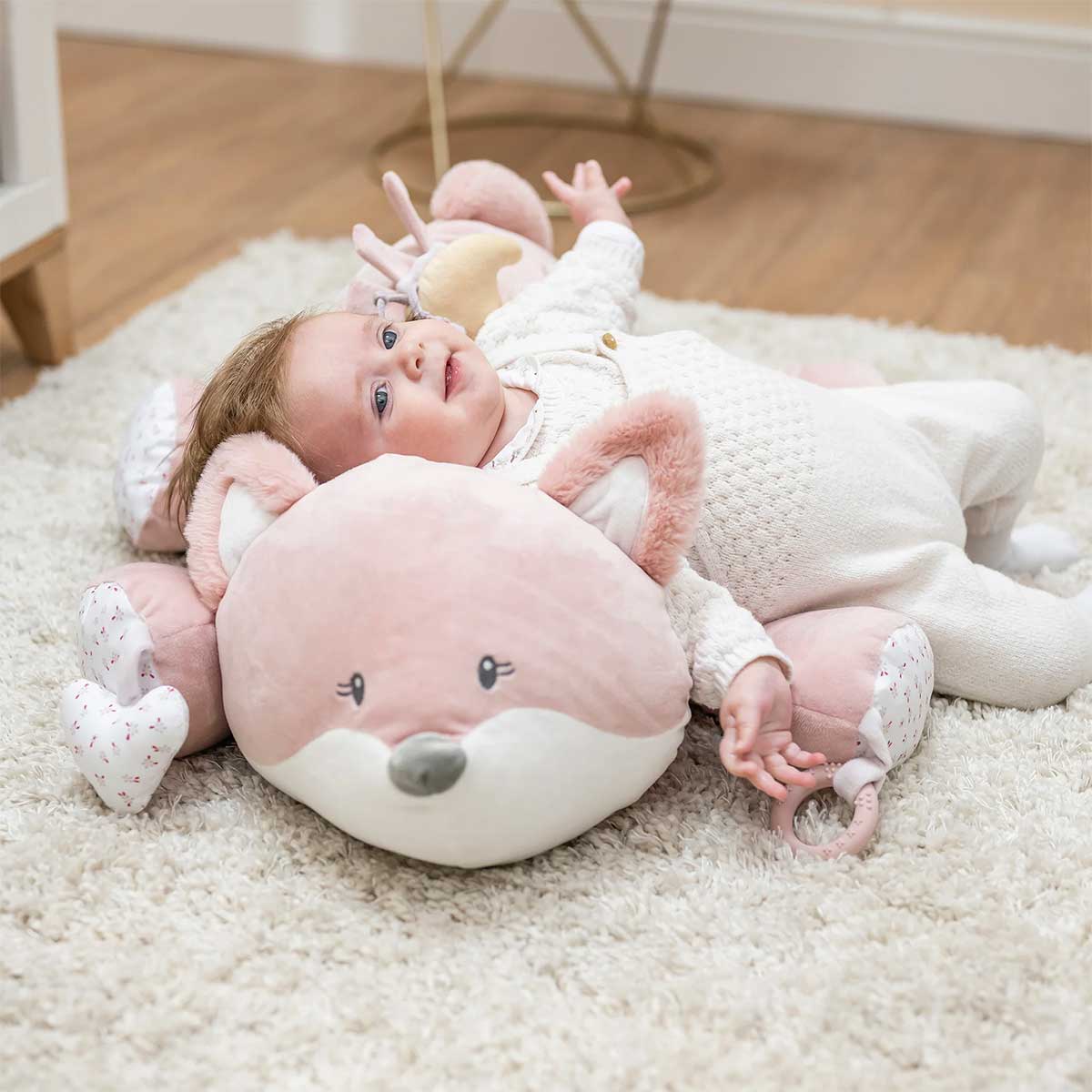 alice la coniglietta - peluche attività gigante 60cm
