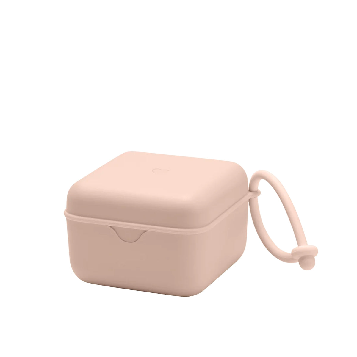 scatola porta ciuccio - rosa cipria