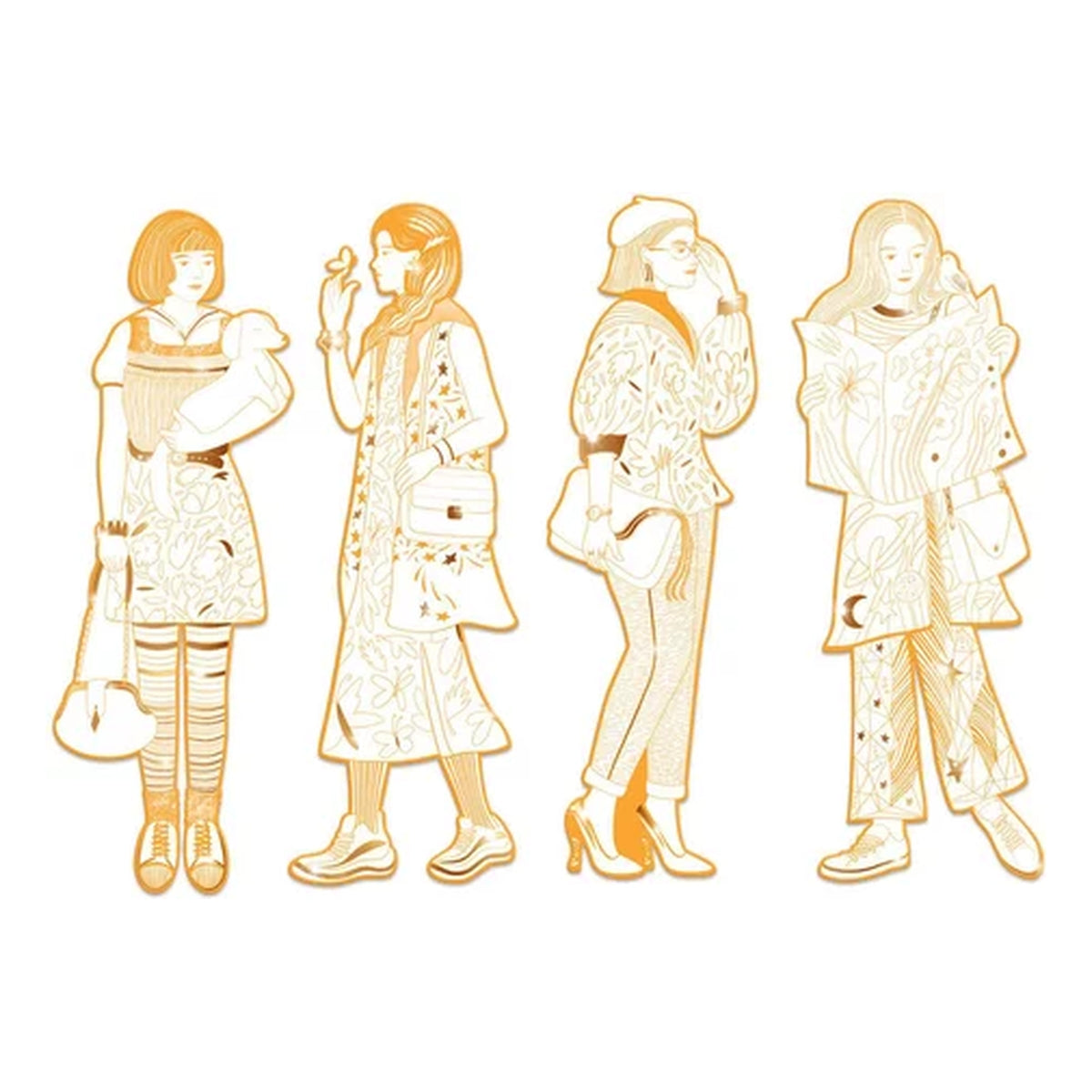 les demoiselles - scout e le sue amiche - disegni da colorare