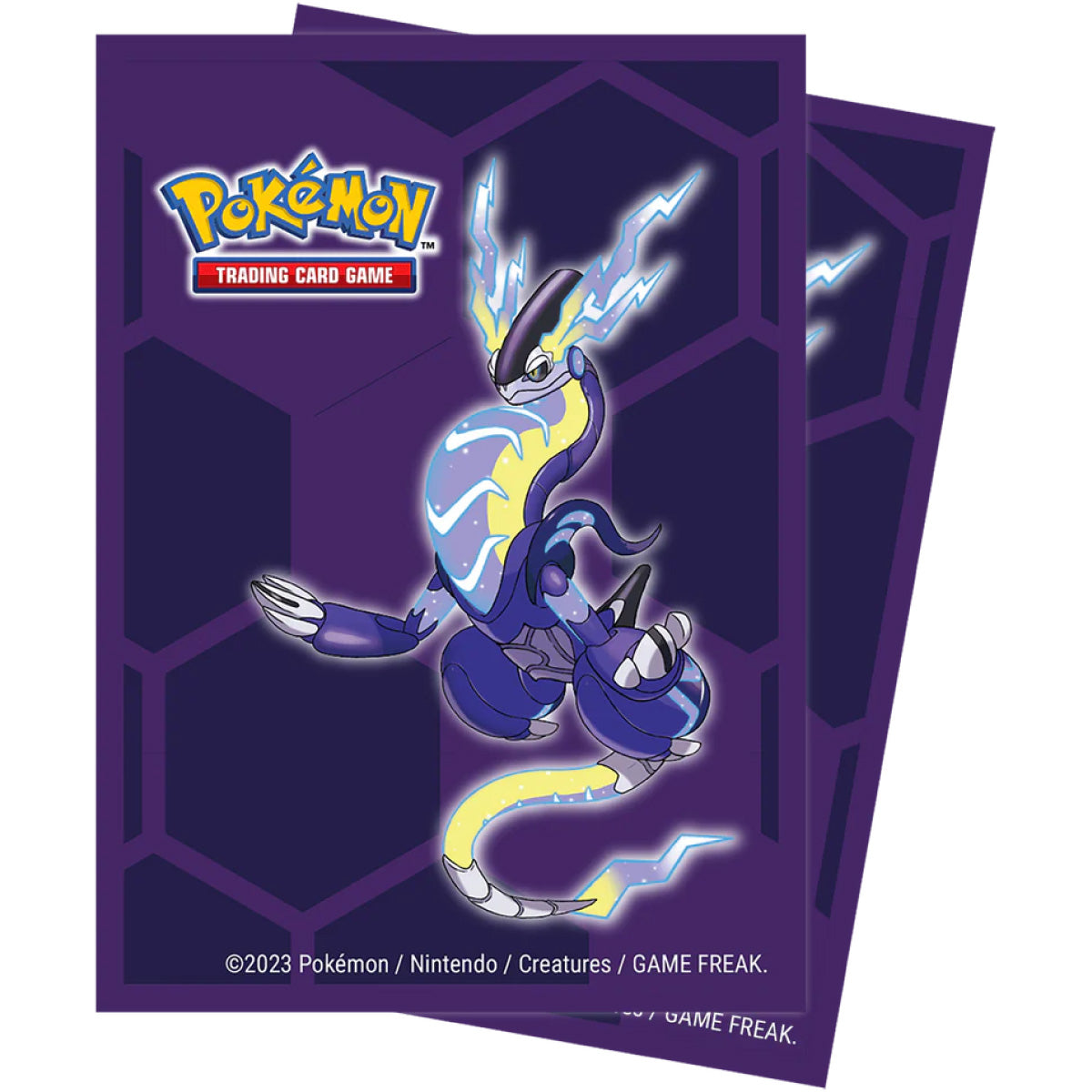 pokemon - proteggi carte standard 65 bustine - miraidon