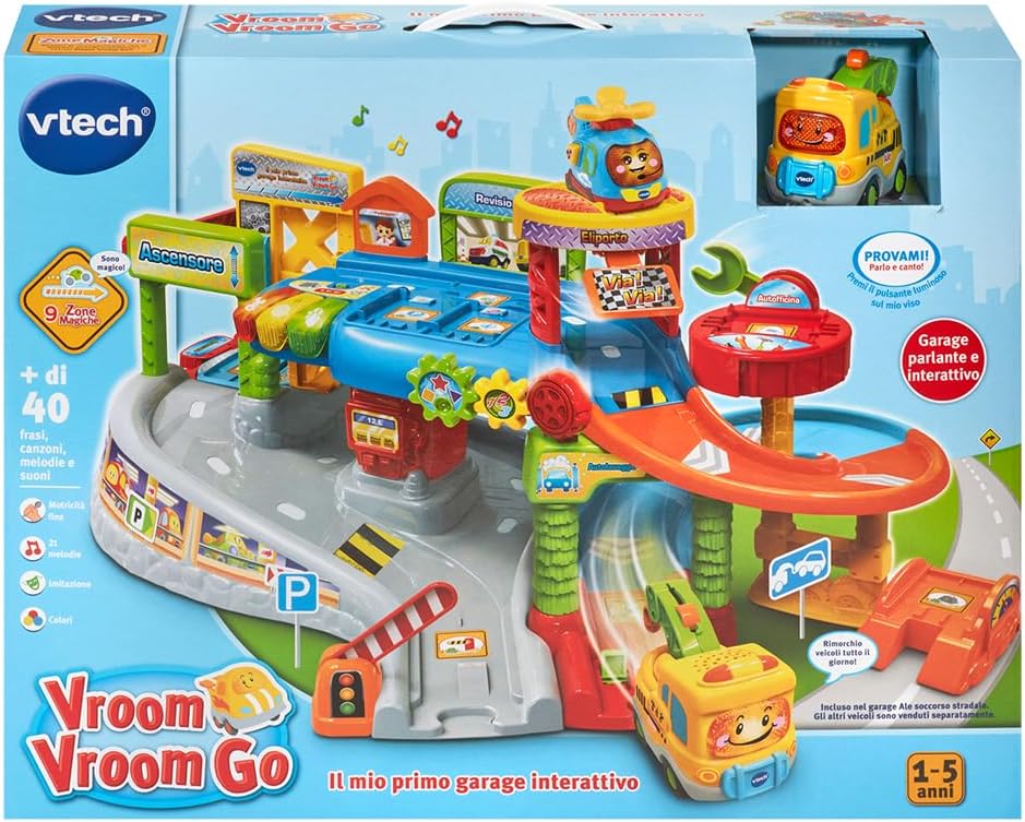 vroom vroom go - il mio primo garage interattivo