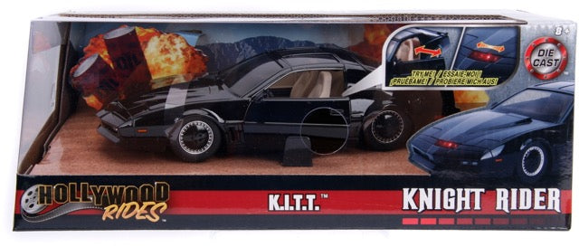 k.i.t.t. supercar - pontiac trans del 1982 - 1:24 die cast con luci
