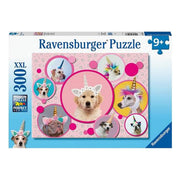 cagnolini unicorno - puzzle 300 pezzi xxl