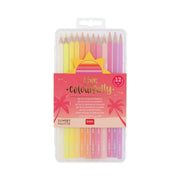 live colourfully - set di 12 pastelli sunset palette