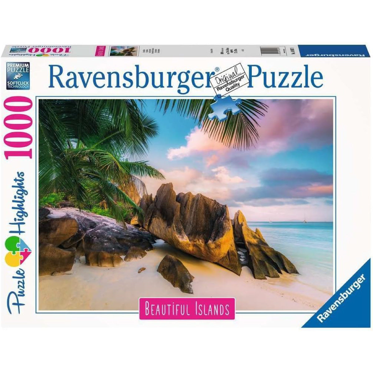 beautiful islands, seychelles - puzzle 1000 pezzi