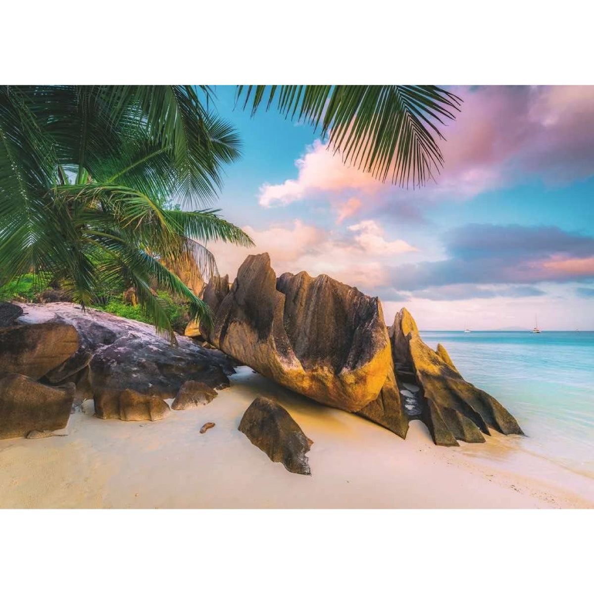 beautiful islands, seychelles - puzzle 1000 pezzi