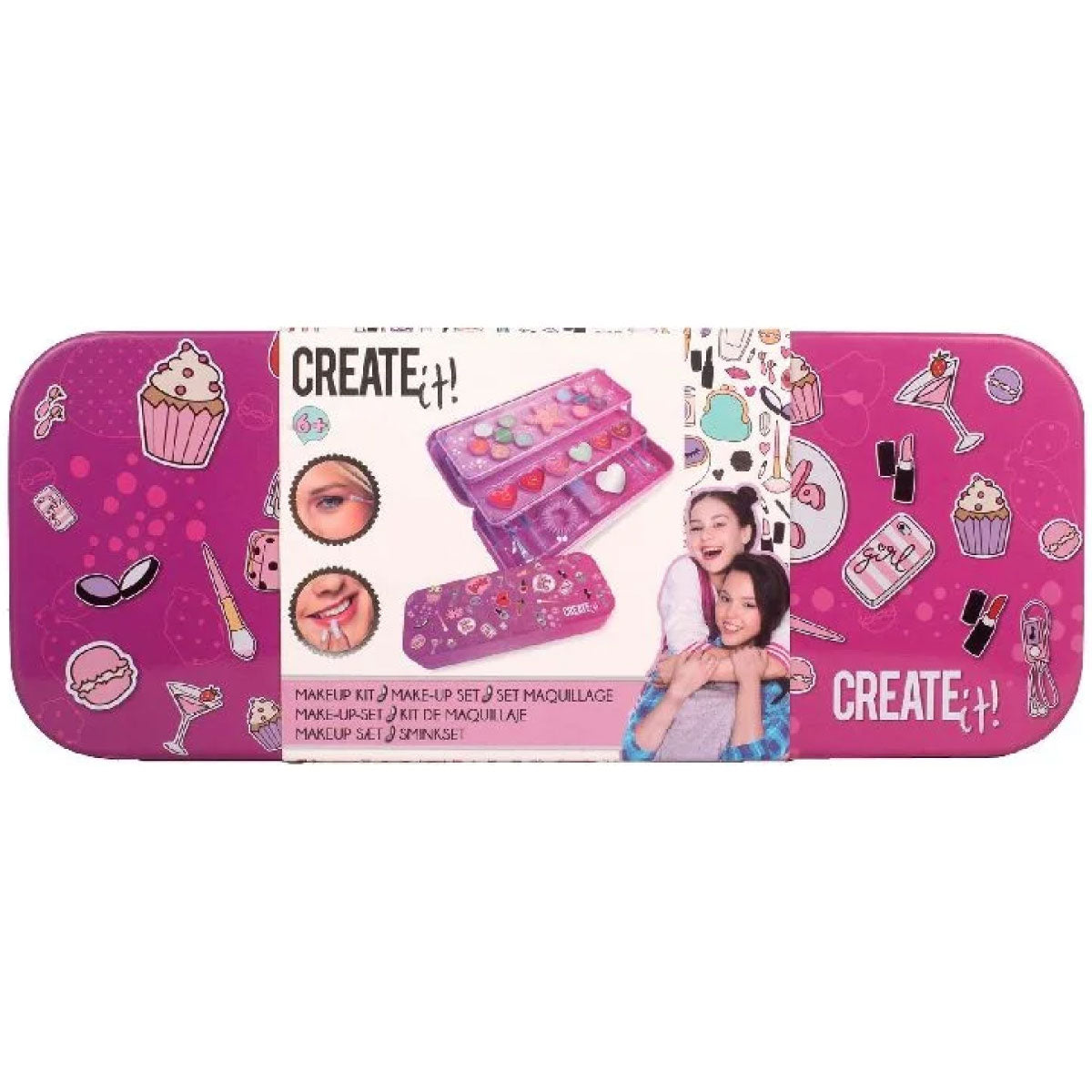 create it! - cofanetto make up latta