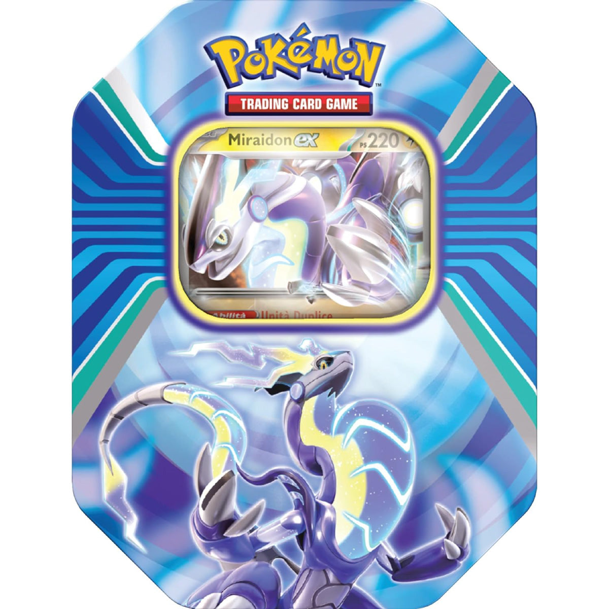 pokémon leggende di paldea - tin da collezione - miraidon-ex (ita)