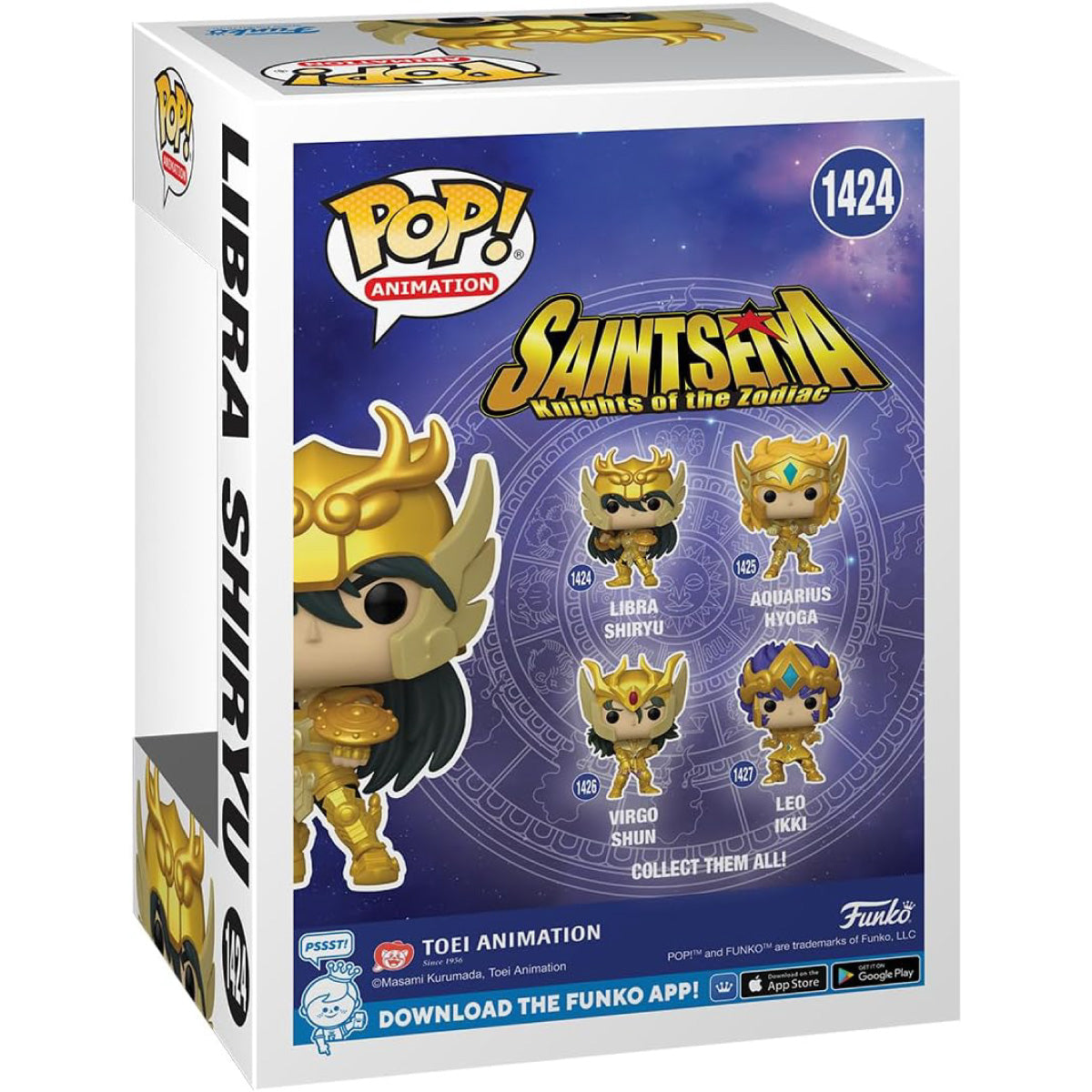 saintseiya: knights of the zodiac - libra shiryu 9cm - funko pop 1424