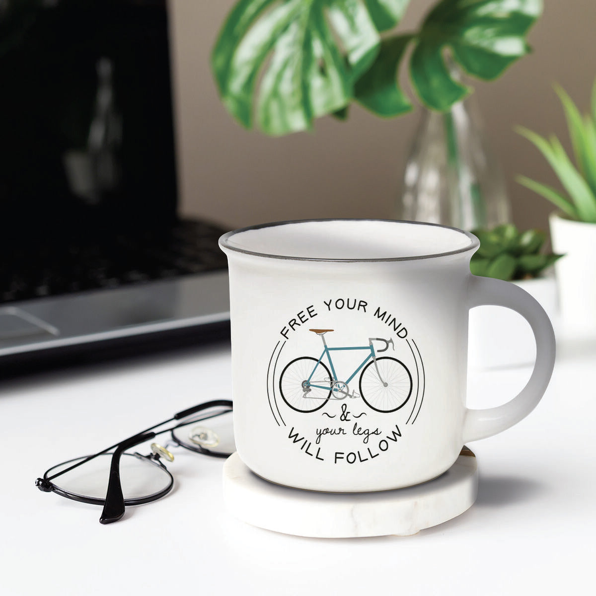 tazza in porcellana - cup-puccino - bike lover