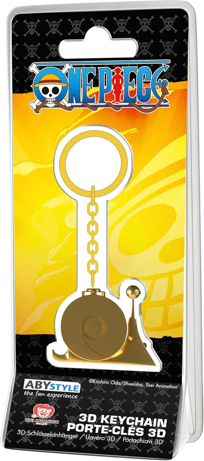 one piece - portachiavi 3d - buster call oro