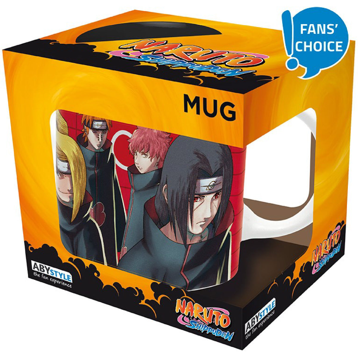 naruto shippuden - tazza 320ml - artwork akatsuki