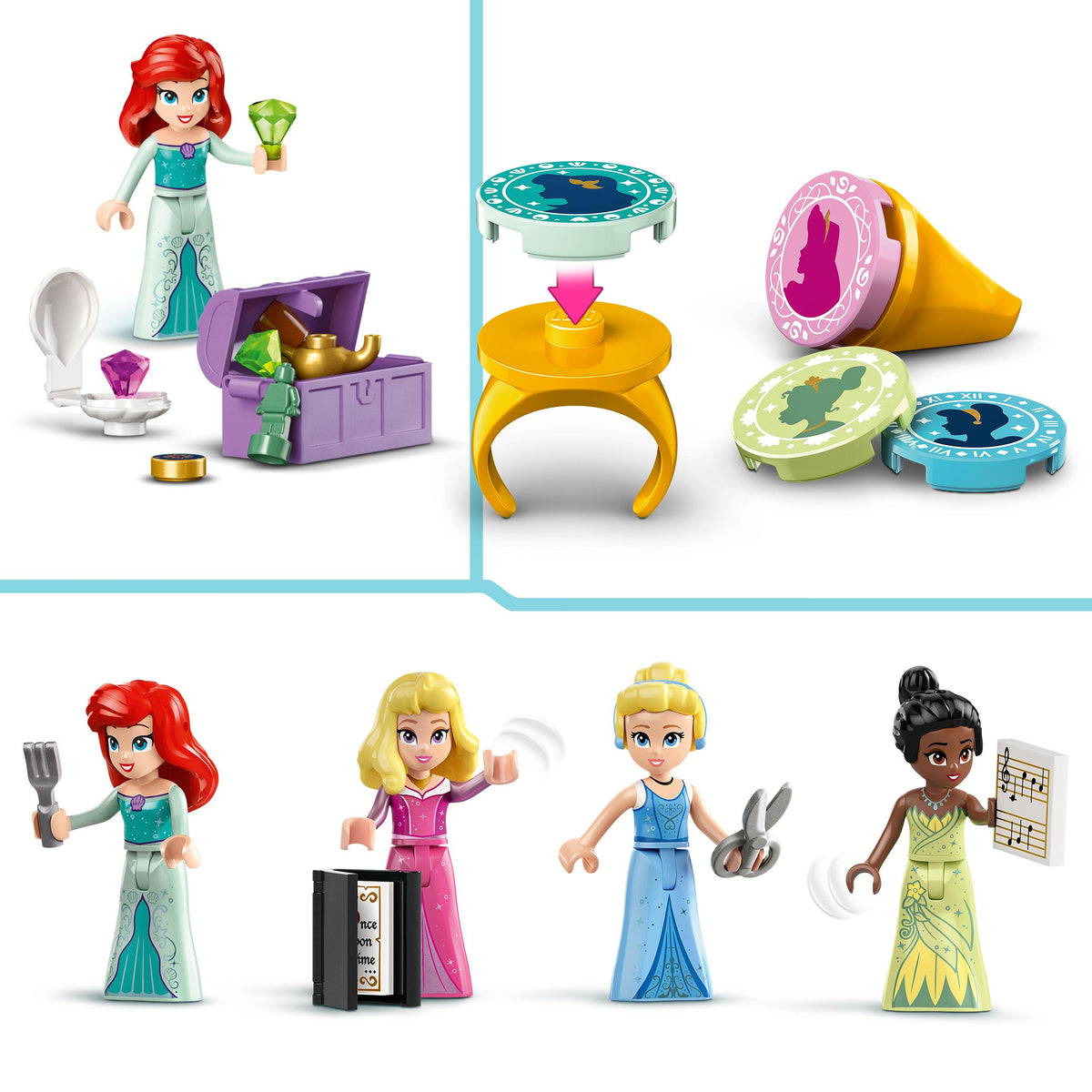 LEGO Disney Princess 43246 avventura al mercato principesse disney