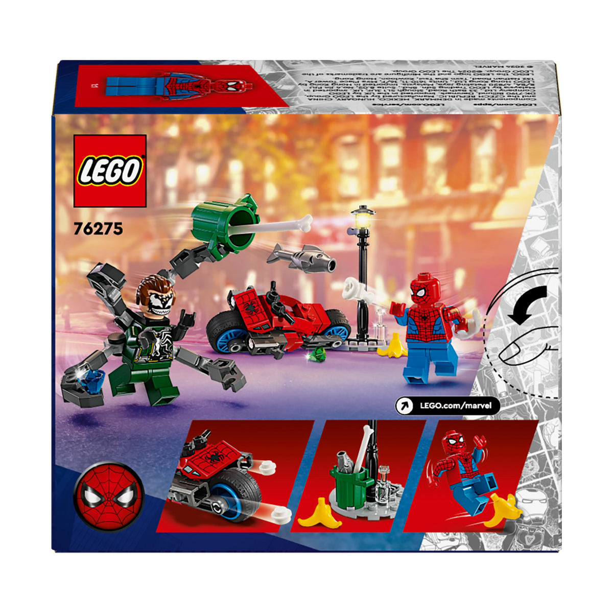 76275 - inseguimento sulla moto: spider-man vs. doc ock