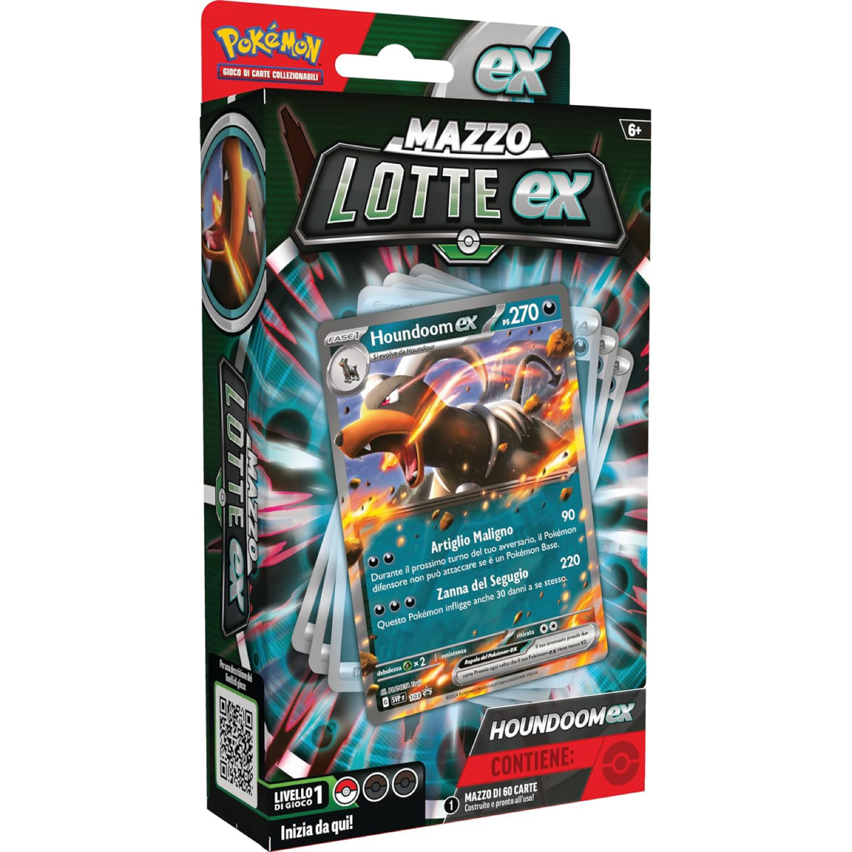 pokémon - mazzi lotta ex - houndoom-ex (ita)