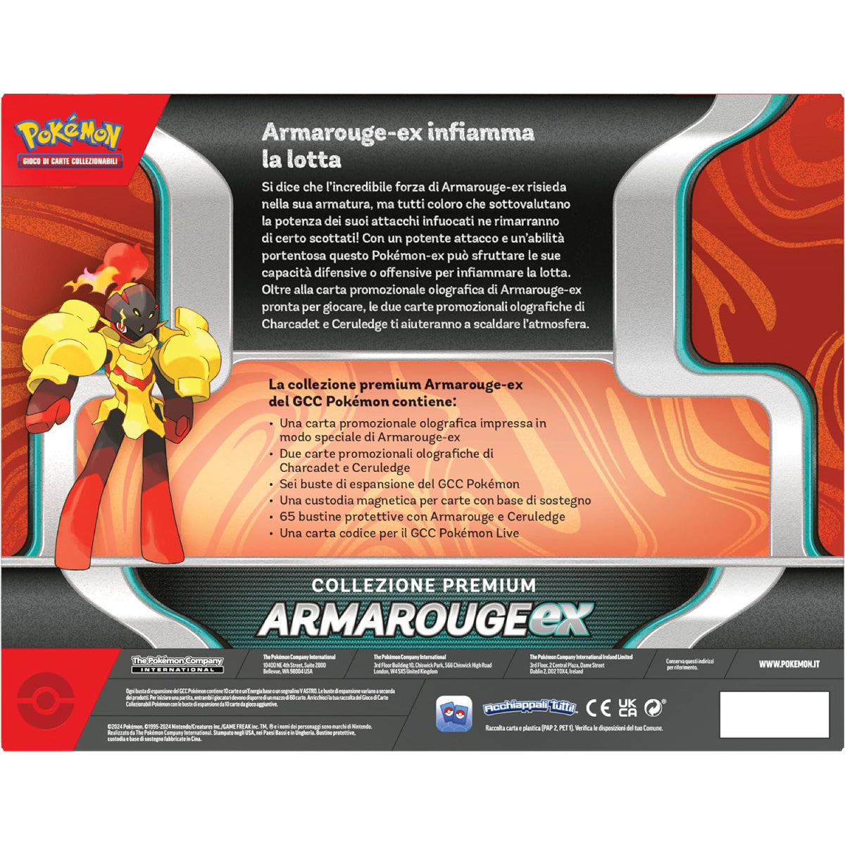 pokemon - collezione premium - armarouge-ex (ita)