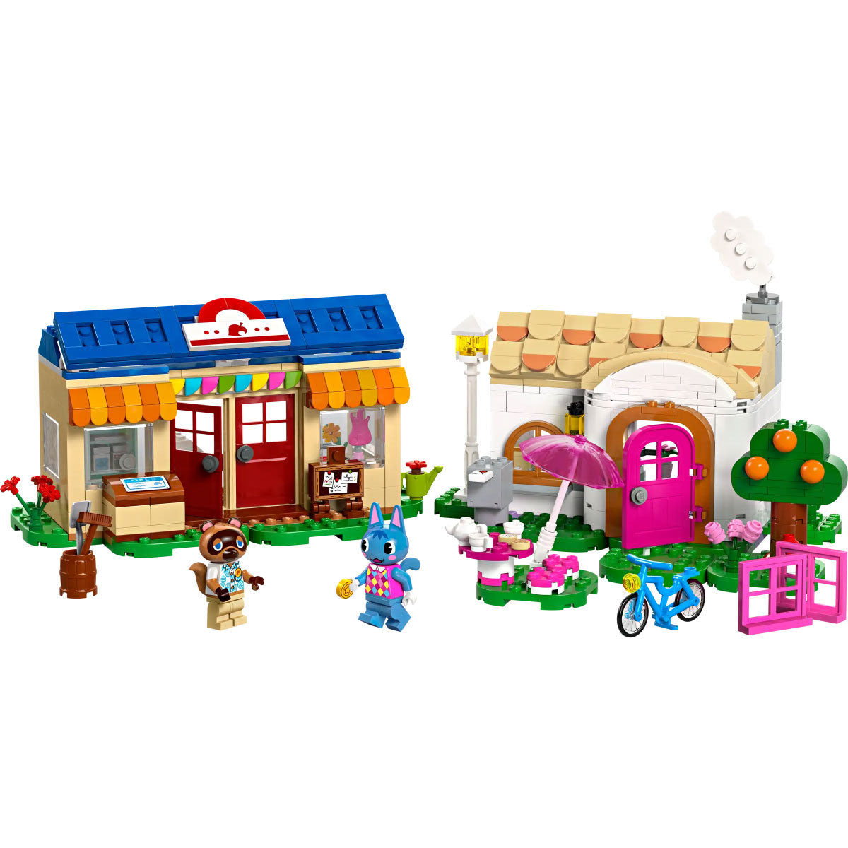 LEGO Animal Crossing 77050 bottega di nook e casa di grinfia