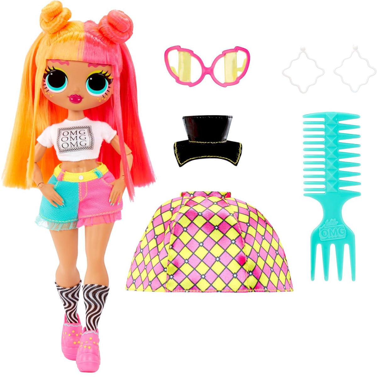 lol surprise omg - neonlicious - fashion doll 25cm