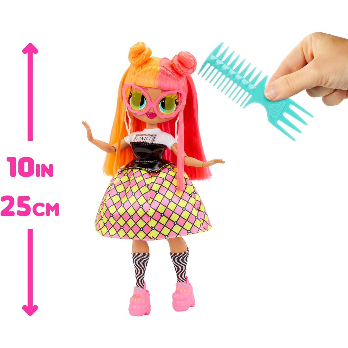 lol surprise omg - neonlicious - fashion doll 25cm