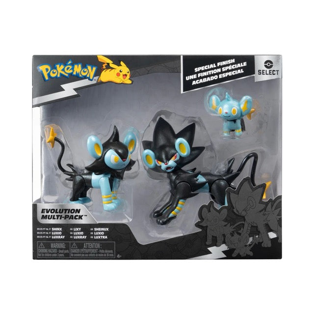 pokémon - select - evolution multi-pack - shinx/luxio/luxray