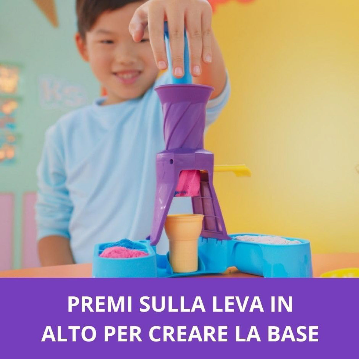 kinetic sand - playset gelateria colorata