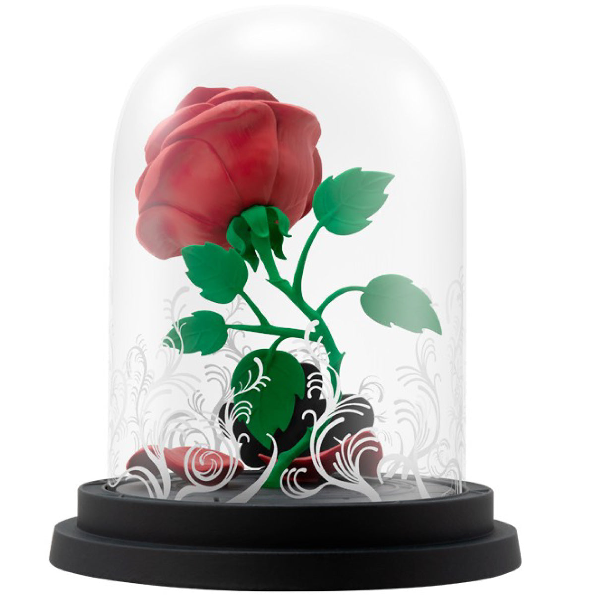disney: la bella e la bestia - la rosa incantata - statua 12cm