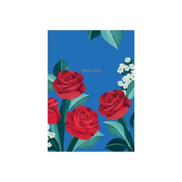 biglietto di auguri - rose - kirigami