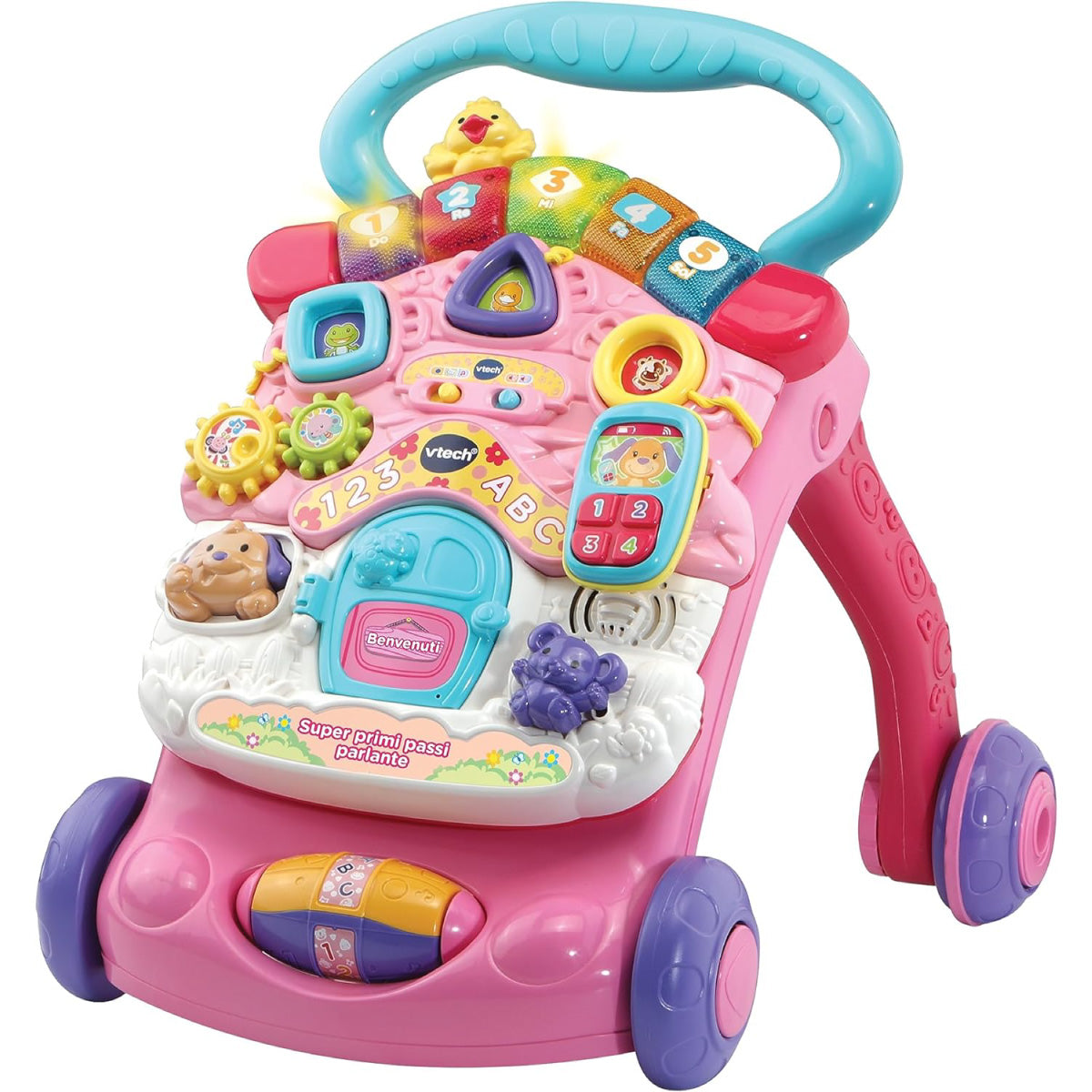 super primi passi parlante 2 in 1 rosa
