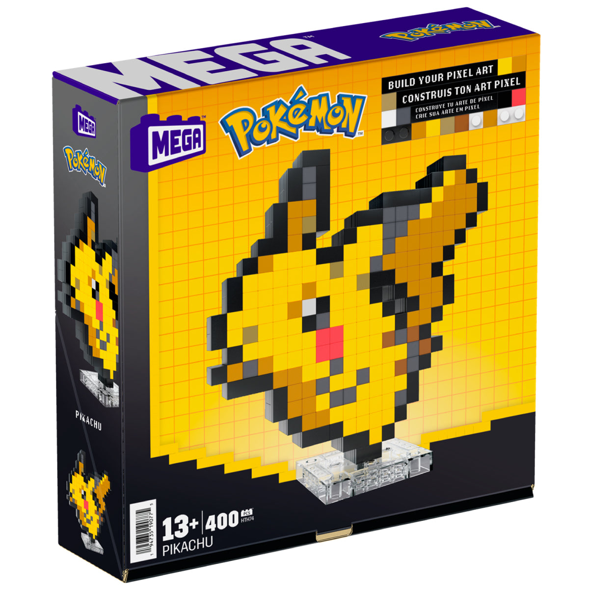 mega pokémon - pixel art - pikachu