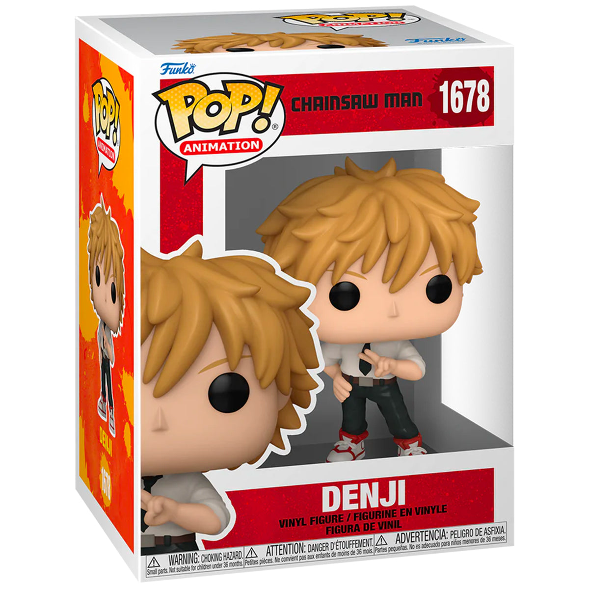 chainsaw man - denji 9cm - funko pop 1678
