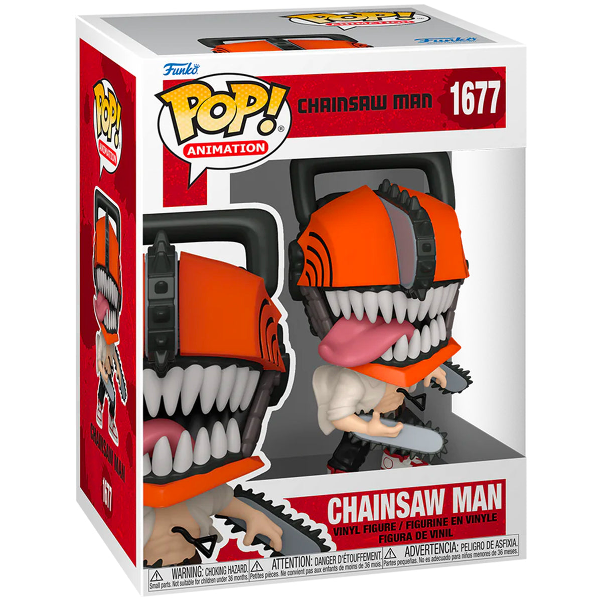 chainsaw man - chainsaw man 9cm - funko pop! 1677