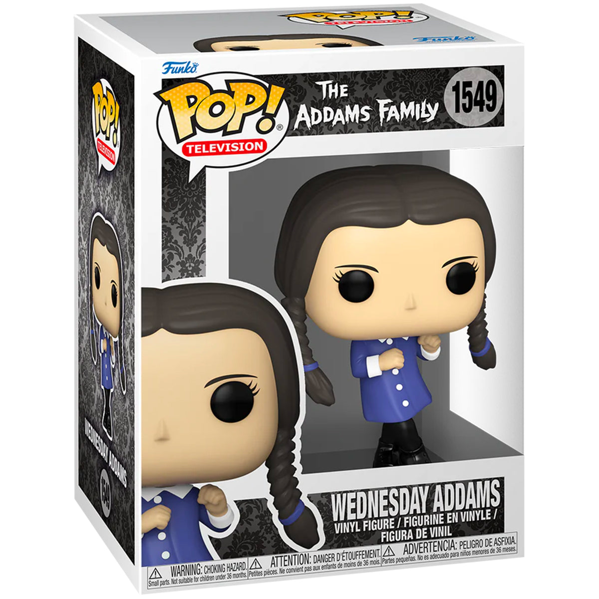 the addams family - wednesday addams 9cm - funko pop! 1549