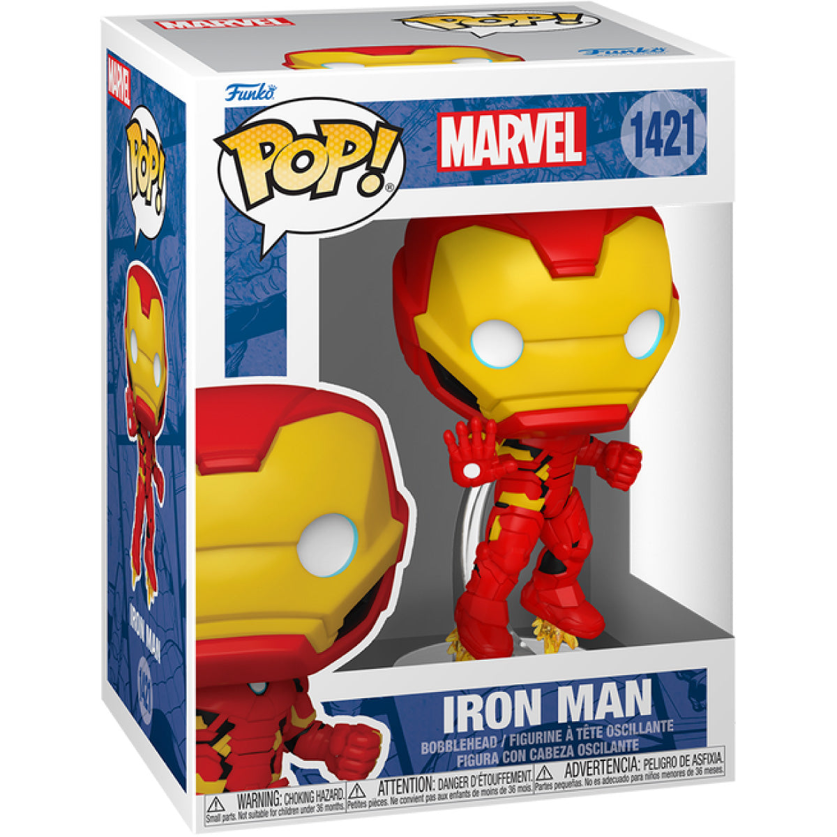 marvel: new classic - iron man 9cm - funko pop! 1421