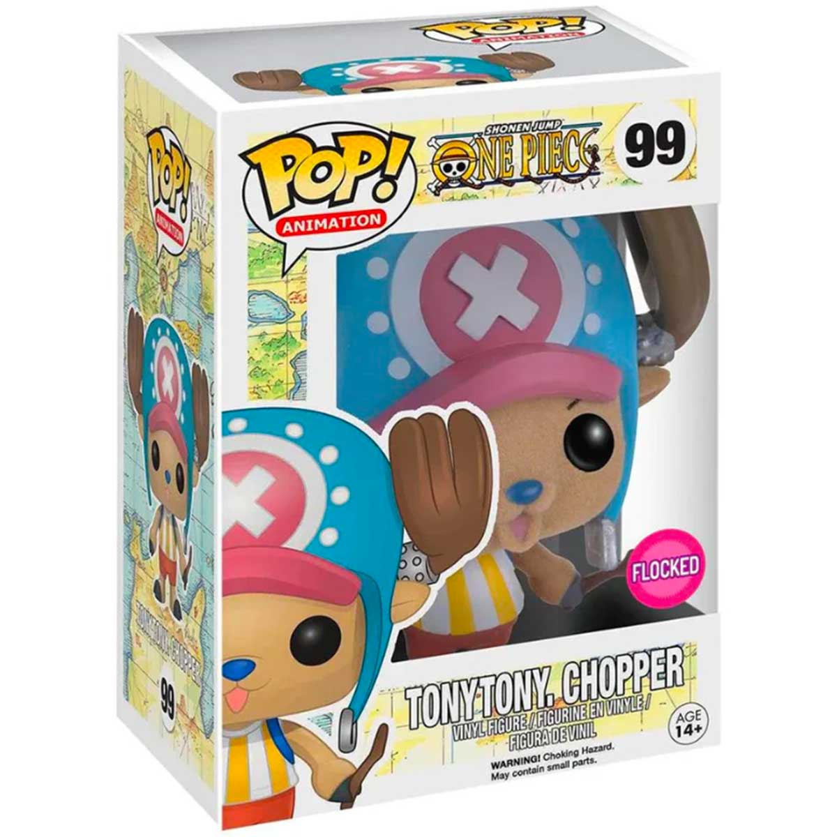 one piece - tonytony chopper (flocked) 9cm - funko pop 99