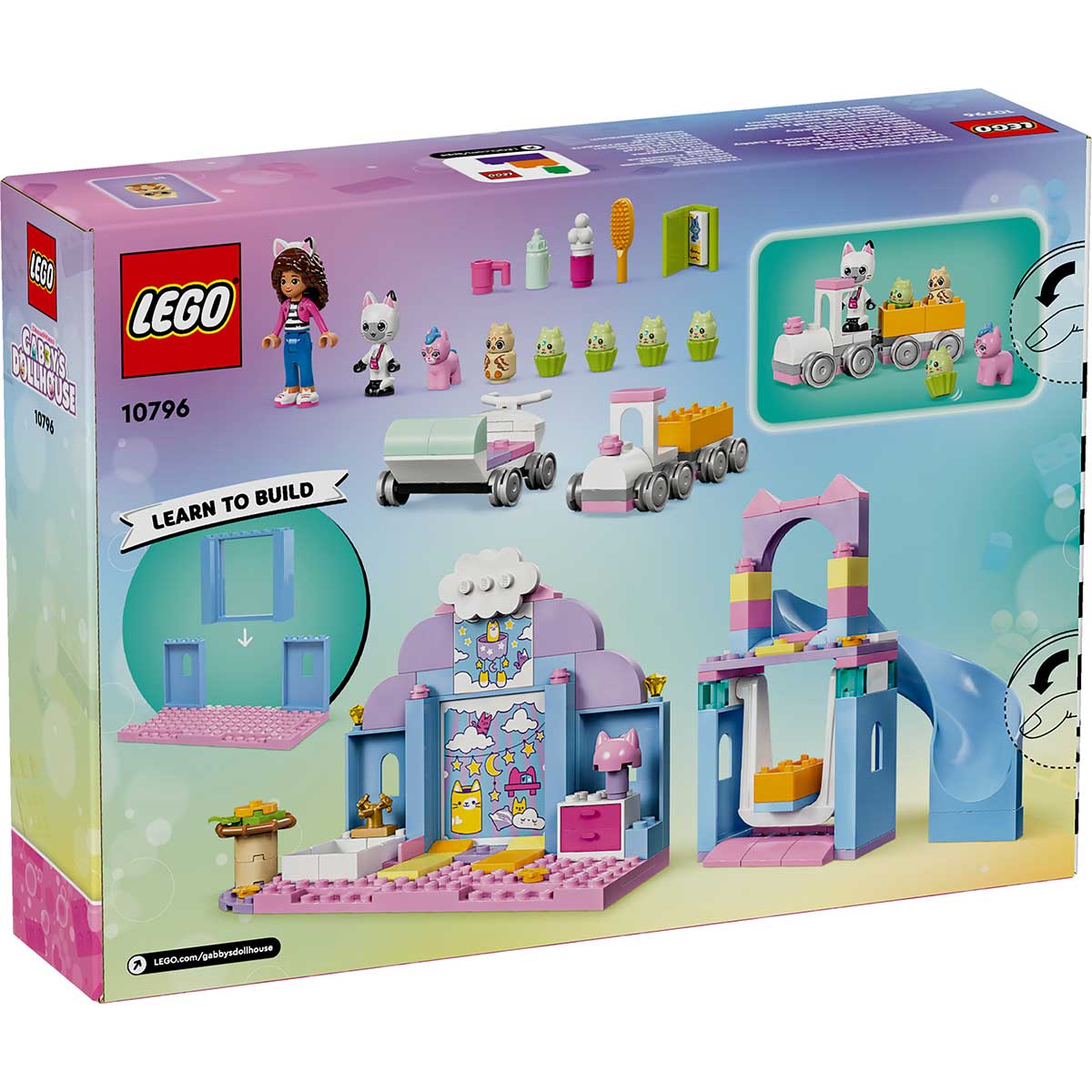 LEGO Gabby's Dollhouse 10796 asilo gatto-orecchio di gabby