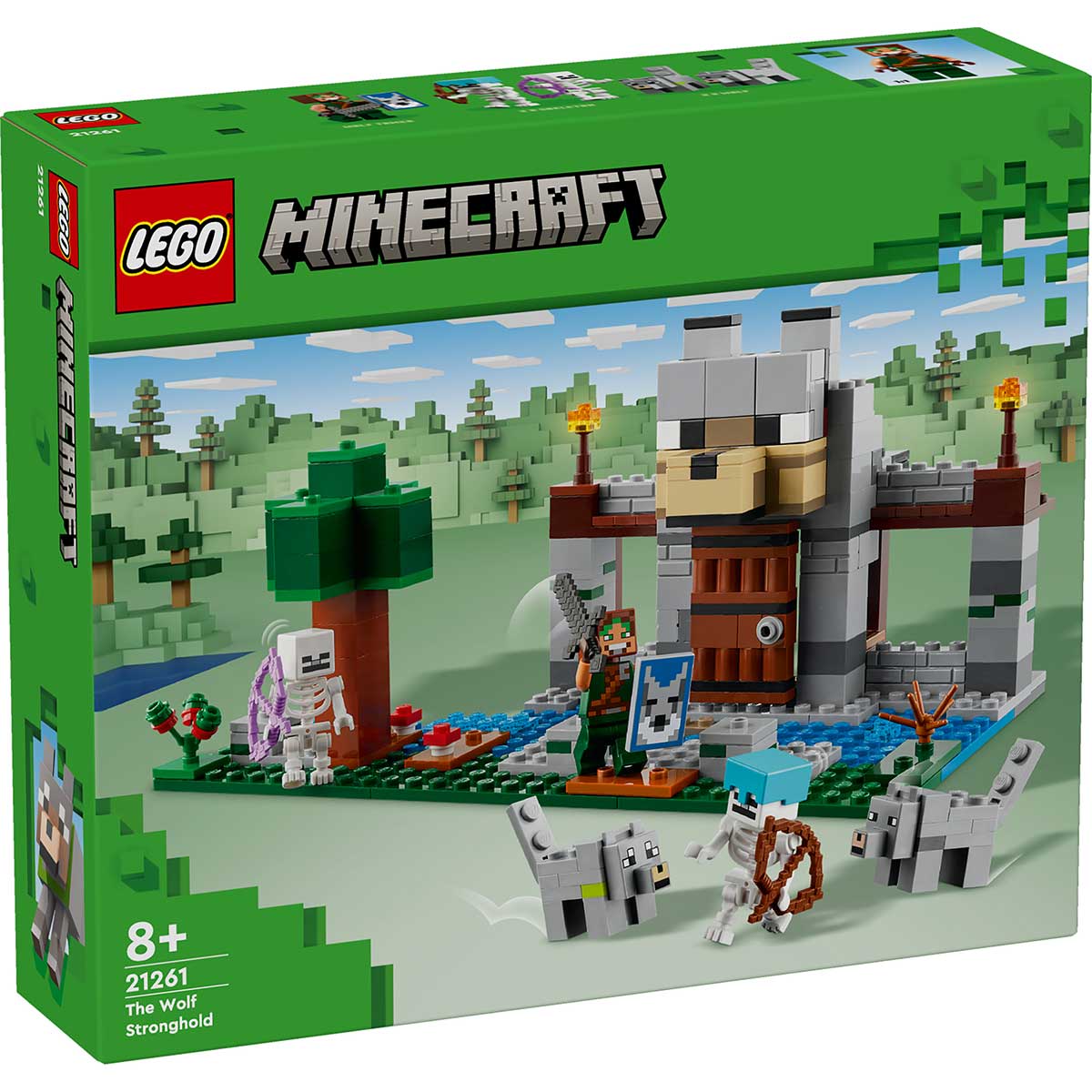 LEGO Minecraft 21261 il castello del lupo
