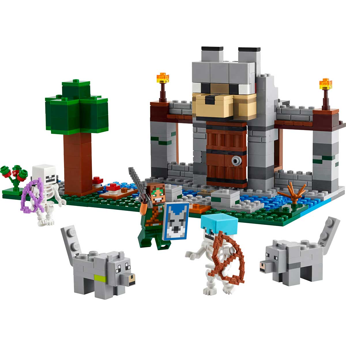 LEGO Minecraft 21261 il castello del lupo