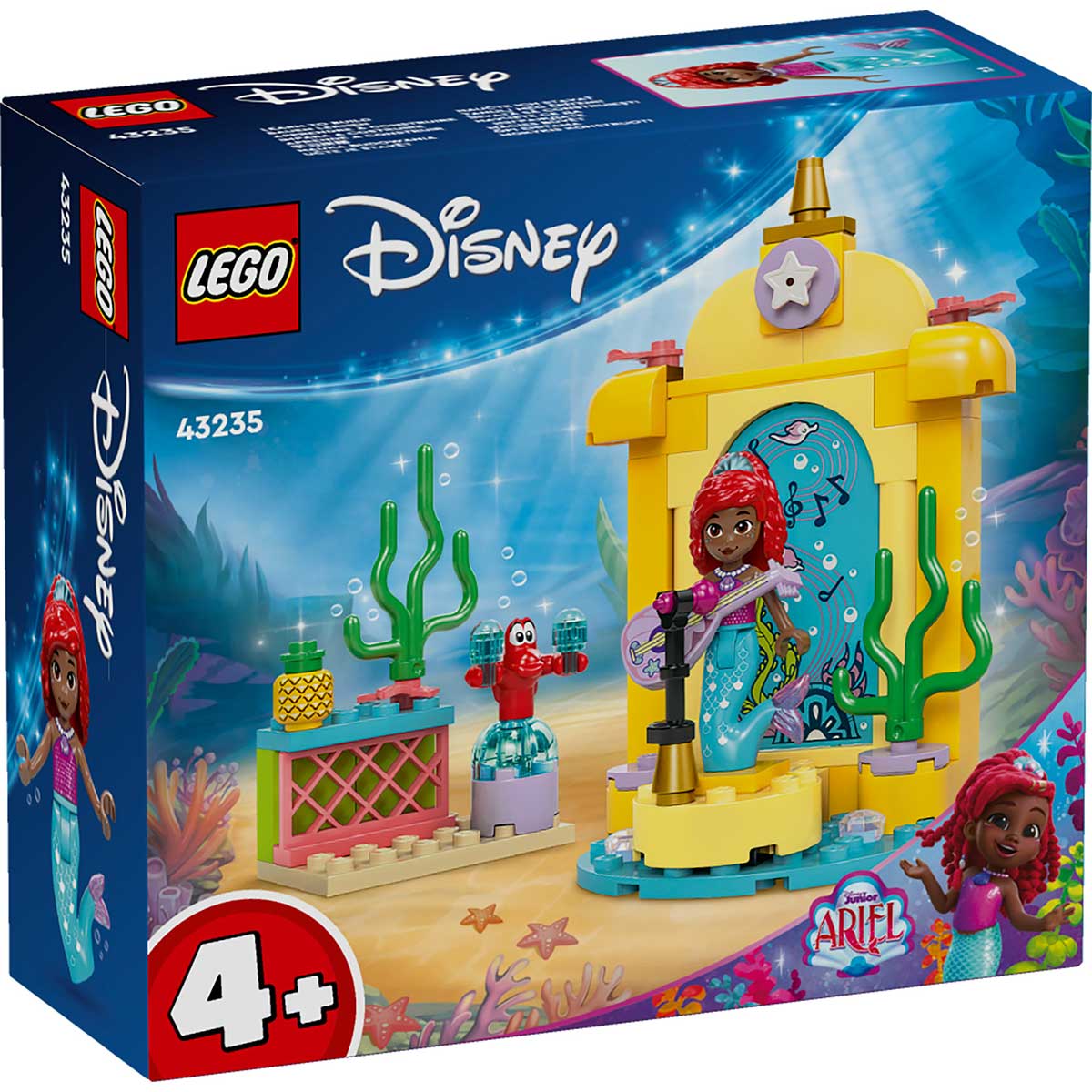 LEGO Disney Princess 43235 il palcoscenico musicale di ariel
