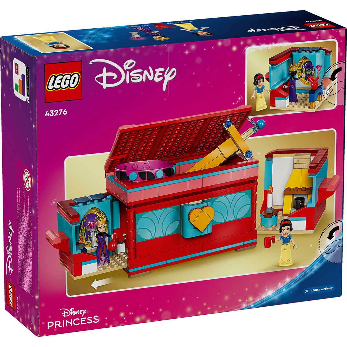 LEGO Disney Princess 43276 portagioie di biancaneve