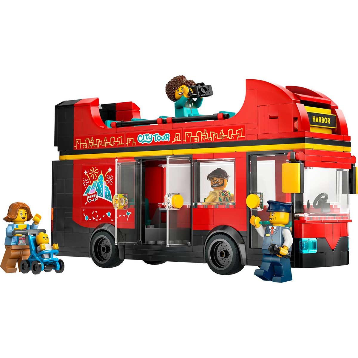 LEGO City 60407 autobus turistico rosso a due piani