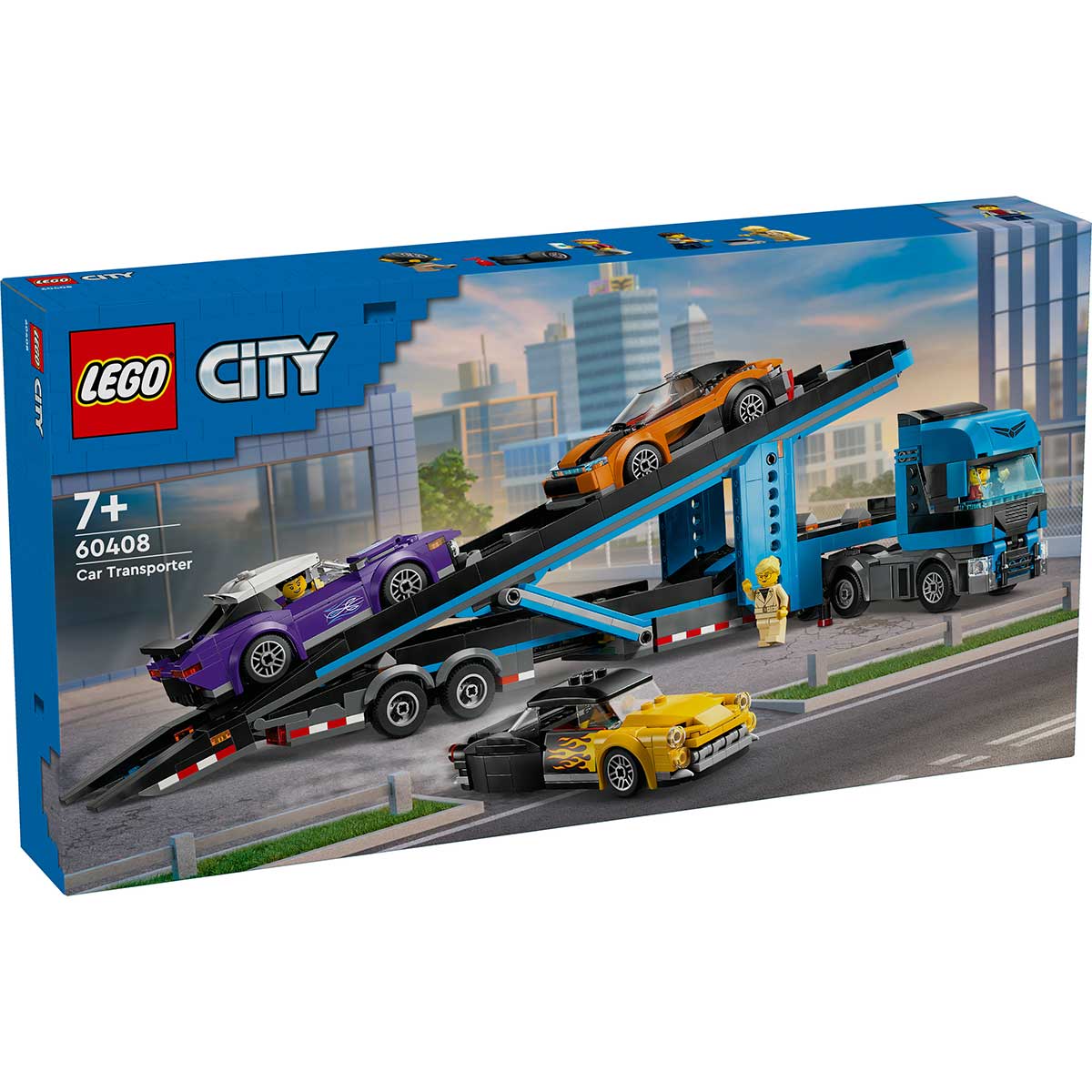 LEGO City 60408 camion trasportatore con auto sportive