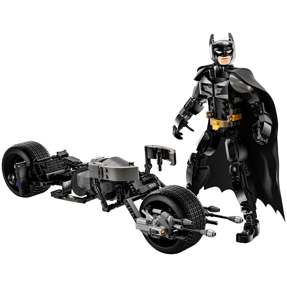 LEGO Super Heroes 76273 personaggio costruibile di batman con bat-pod
